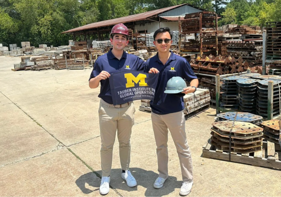 Tauber Students at a Project