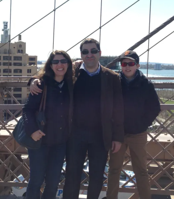 Olivier Kazandjian and family