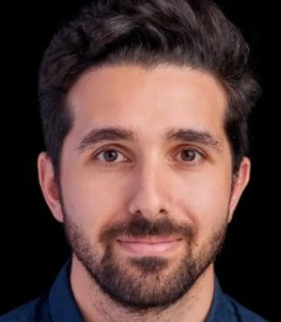 A close-up headshot of a Ramie Abu-Zahra.